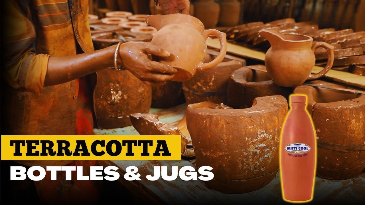 How Mitticool Makes Terracotta Bottles & Jugs | Eco-Friendly Terracotta Products