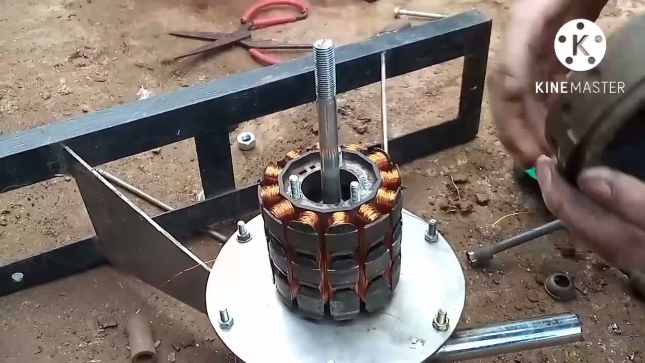 membuat pembangkit listrik tenaga air ( PLTA ) gratis memakai sepul motor , part 1 !!