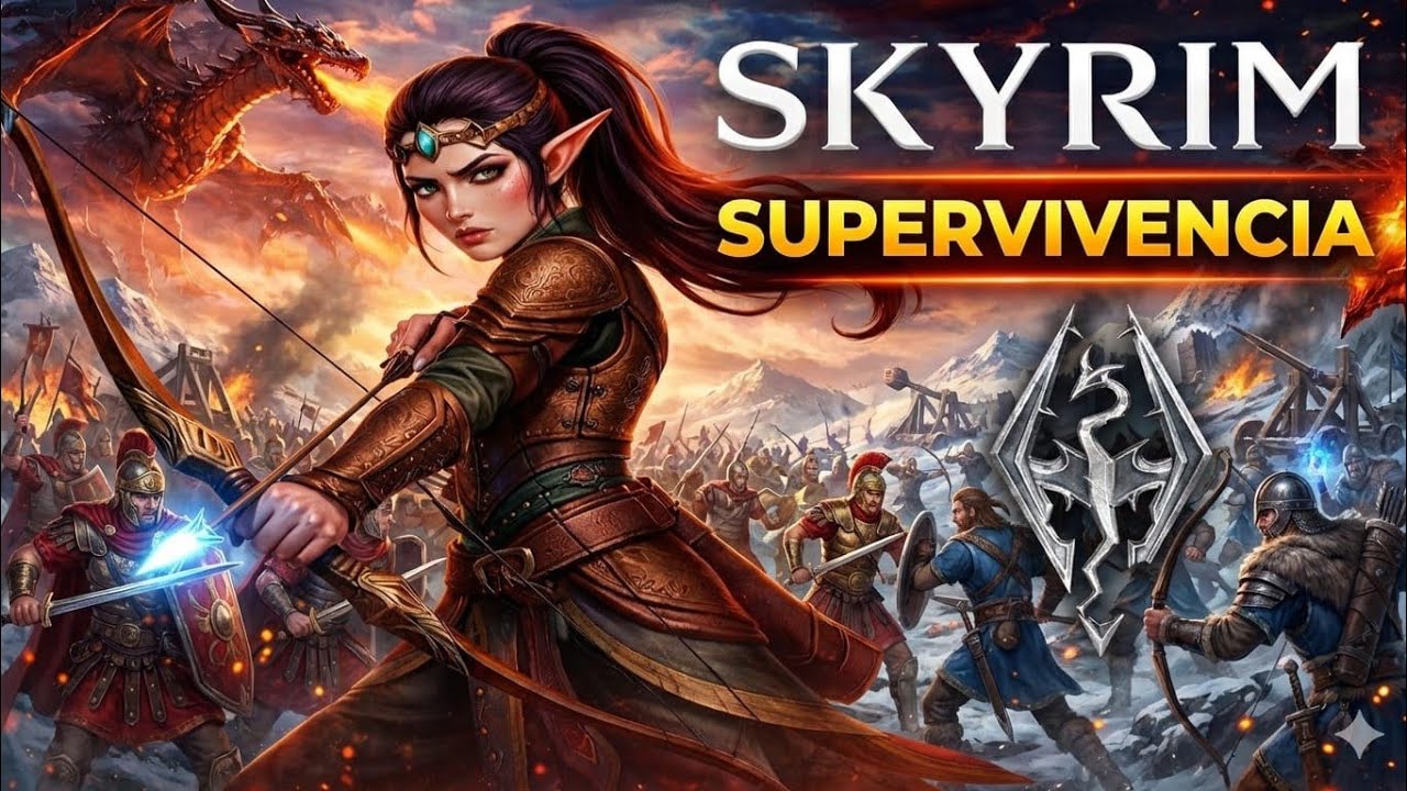 Skyrim Supervivencia #16 - Exploradora Thalmor Infiltrada