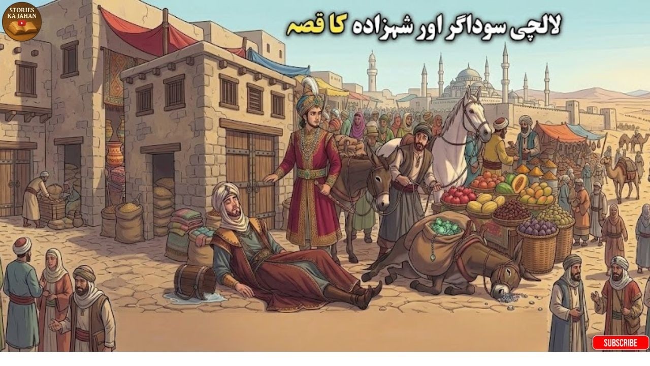 Lalchi Saudagar Aur Insaaf Pasand Shehzada | Sabaq Amoz Kahani #storytime #urdustory #lifelessons