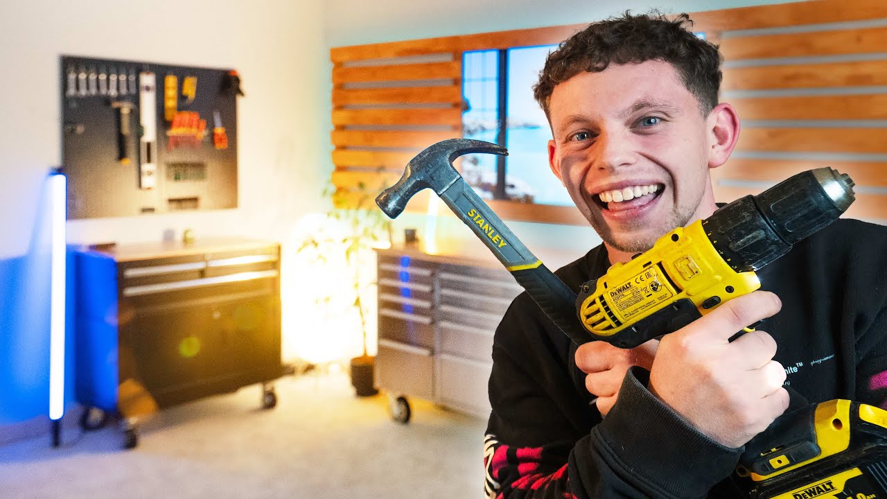 Building My First 'Fake' DIY YouTube Workshop Set