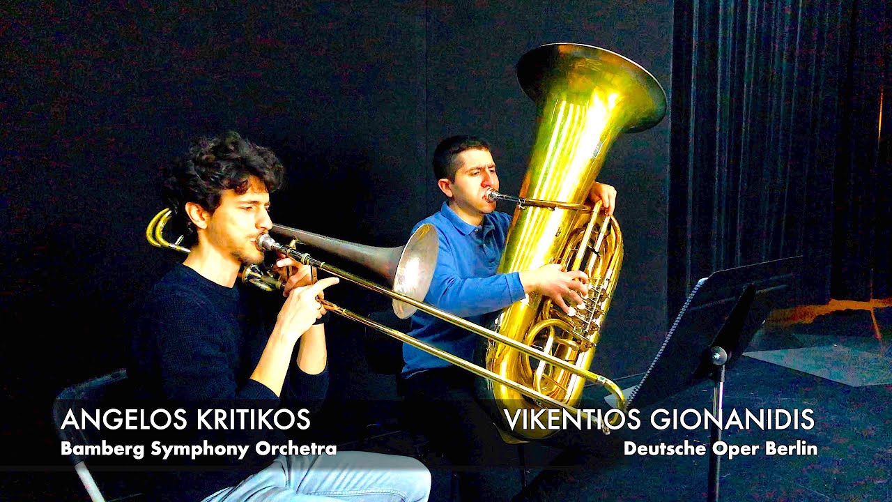 GIONANIDIS: 29 Bel Canto Studies for tuba | ✥No.23✥ | Angelos Kritikos, Trombone Bamberg Symphony