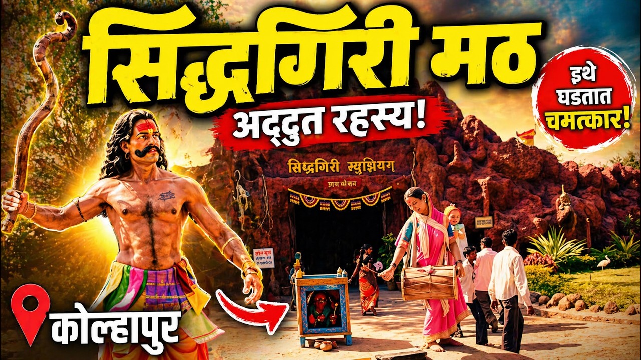 Siddhagiri Math Kolhapur 🛕 | शांत और पवित्र स्थान | Spiritual Vlog