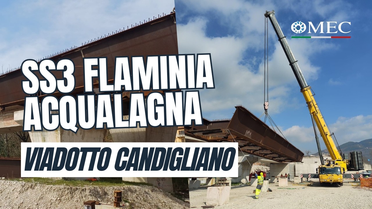 Montaggio Viadotto Candigliano | SS3 Flaminia - Acqualagna (PU)