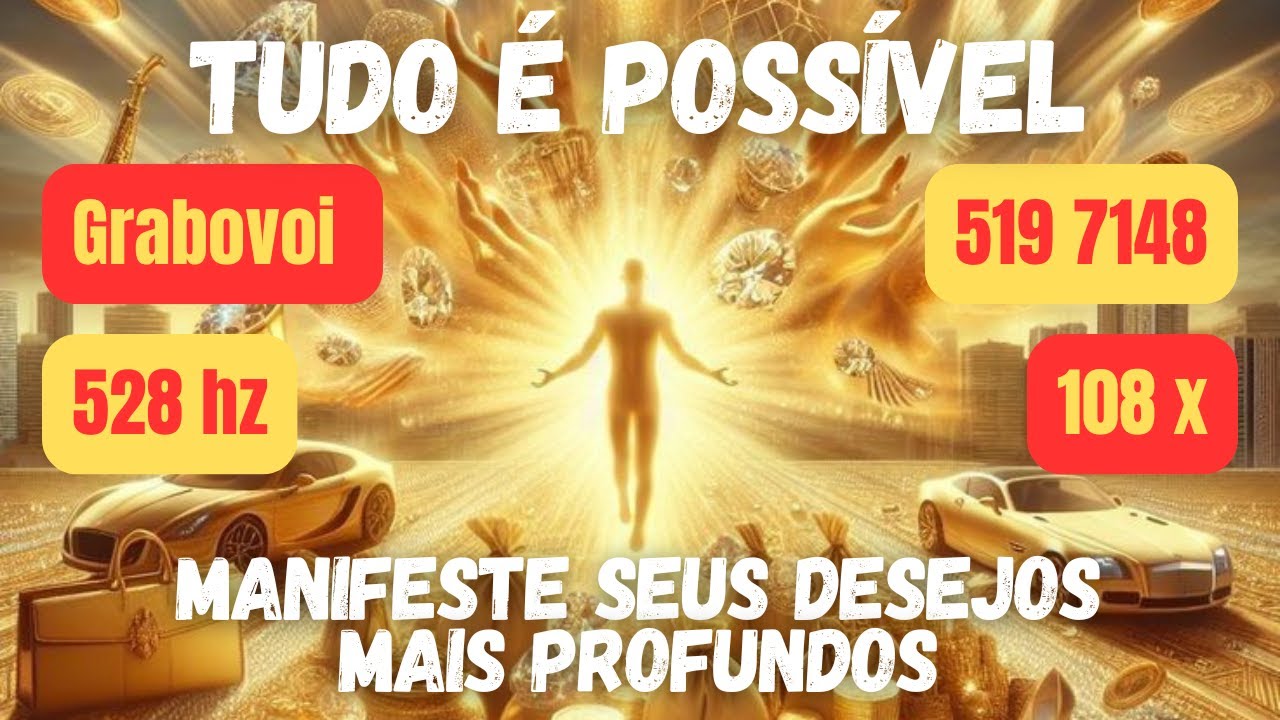 Manifeste seus desejos com Código Grabovoi 519 7148 Tudo é Possível