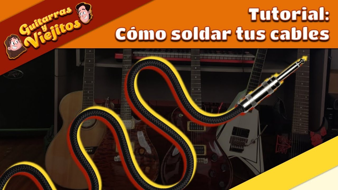 Tutoriales de viejitos: ¿Cómo soldar cables de guitarra/instrumento?