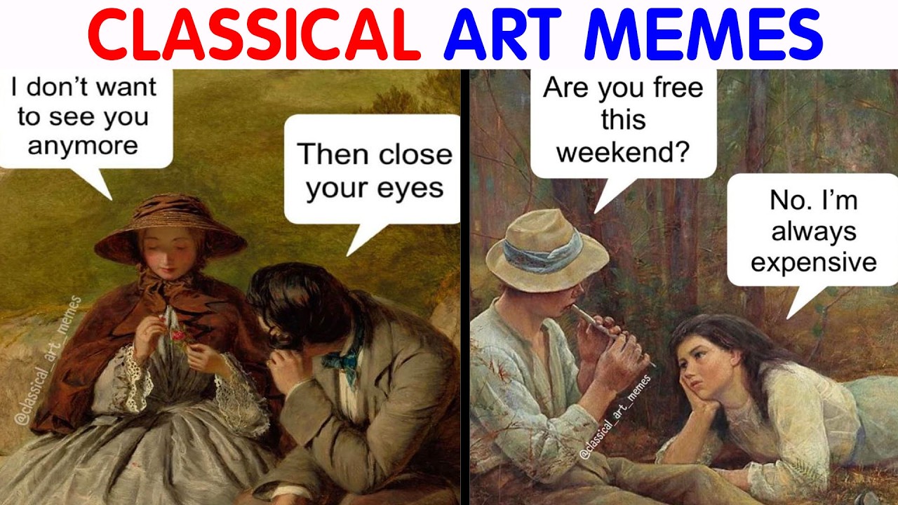 Hilarious Classical Art Memes That Deserve A Museum Of Their Own|| video compilation #79