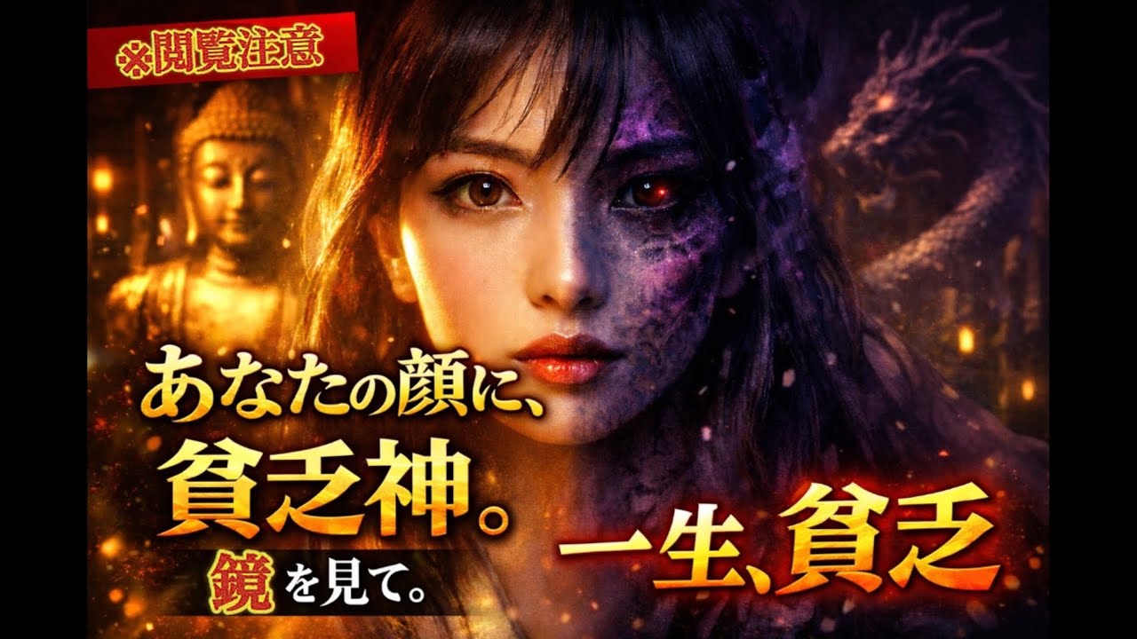 ※閲覧注意。今すぐ鏡を見て。不運が続く人の「顔」に現れる恐ろしい予兆と貧乏神を追い出す習慣