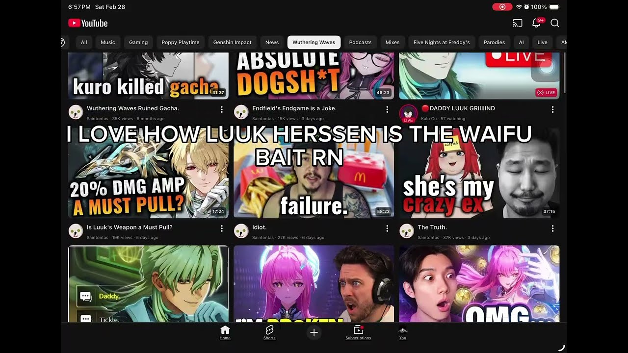 Love how Luuk herssen is the new waifu bait this patch 🥀💔