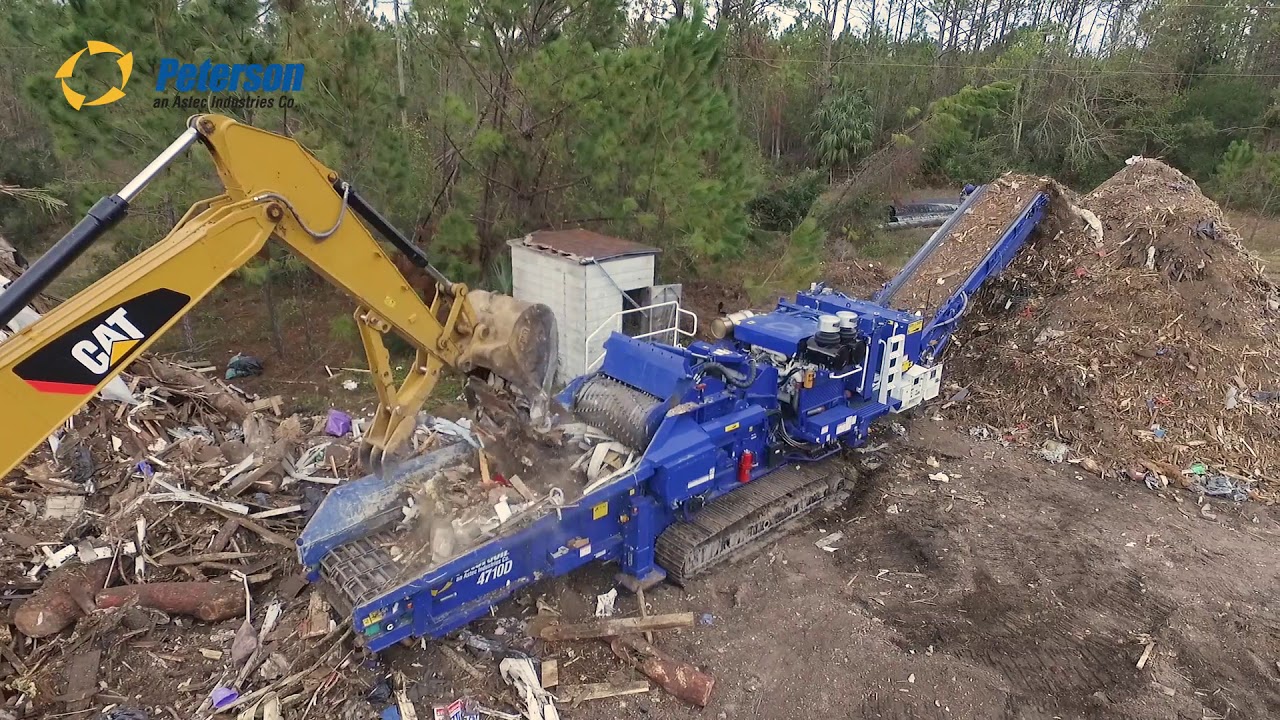 Измельчитель для строительного мусора Peterson 4710D R+C&D