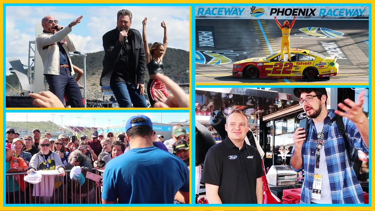 Exploring Phoenix Raceway's INfield | Celebrities, Interviews, and a fantastic NASCAR race!