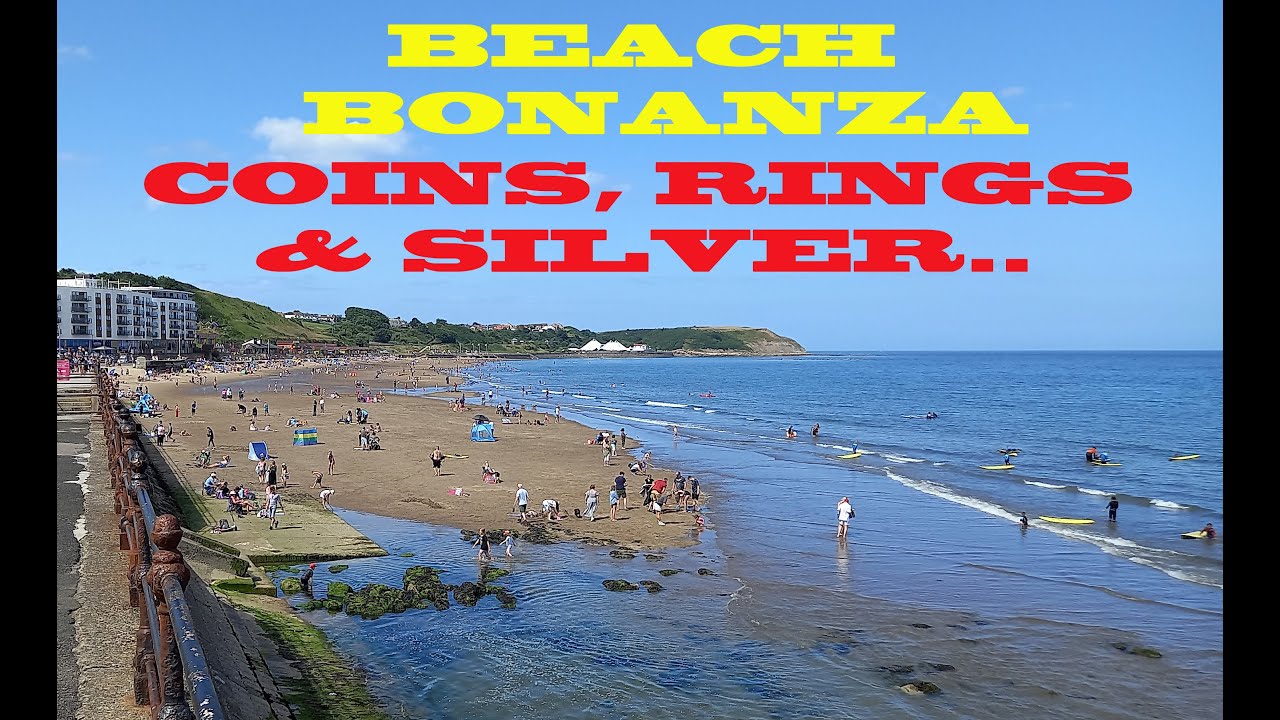 Storm Lillian’s Aftermath Epic Metal Detecting at Scarborough Beach! - metal detecting uk beaches
