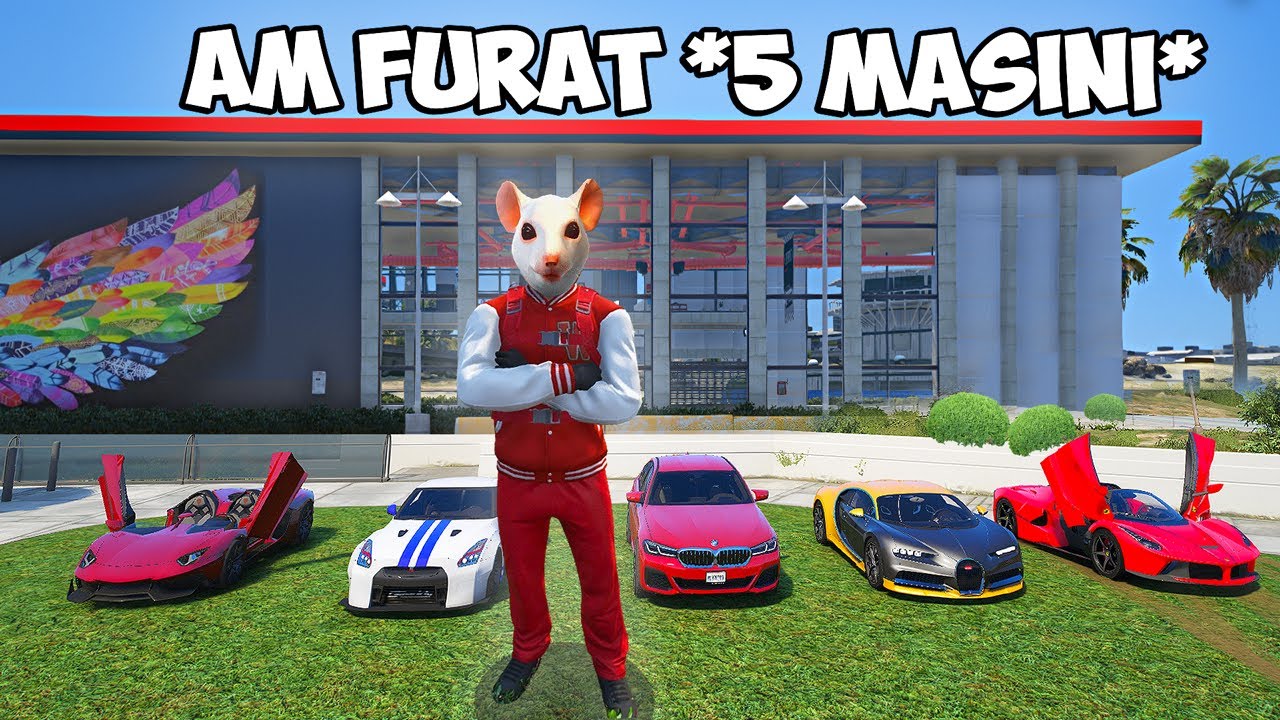 AM FURAT 5 MASINI de la UN DEALERSHIP pe GTA 5 RP..