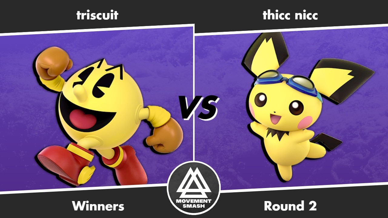 Movement Smash # 259: triscuit (Pac-Man) vs thicc nicc (Pichu)