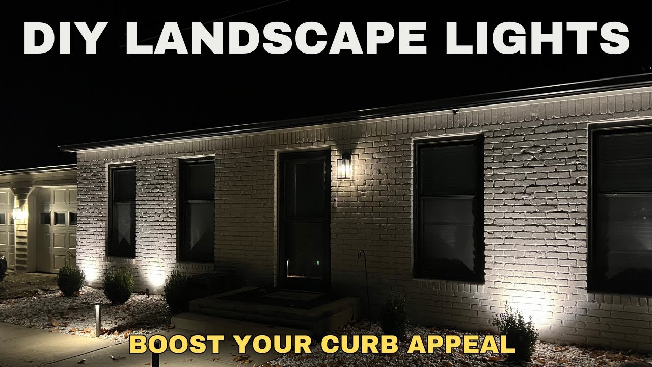 Budget Landscape Lighting | Hampton Bay Landscape Light System Step-by-Step | Boost Curb Appeal!