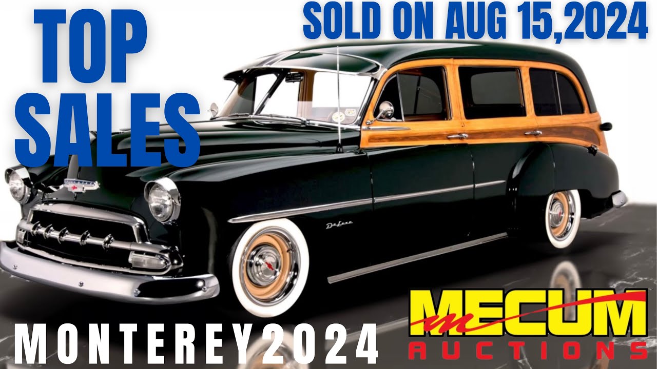 Top sales at Mecum Monterey 2024 @mecum