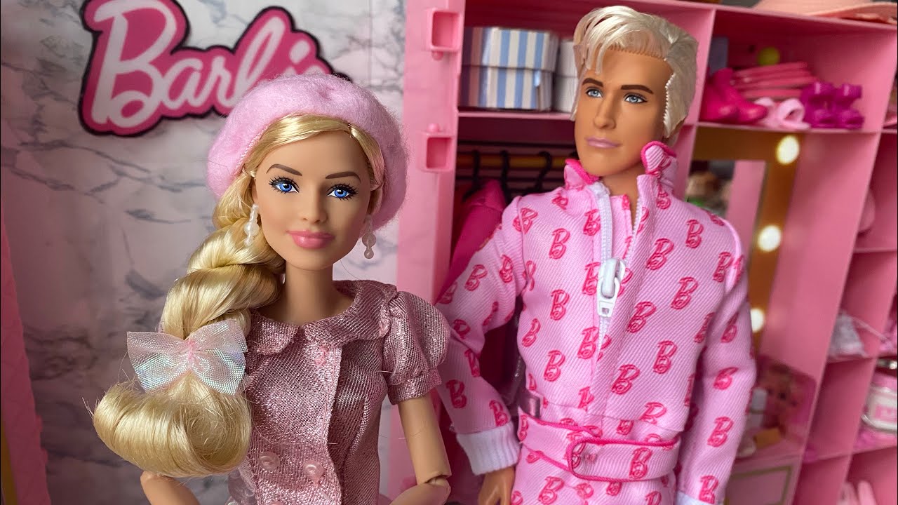 My first BarbieLand arrivals: Pink Puffy Dress Barbie with Pink Beret & “I’m Coming With You” Ken