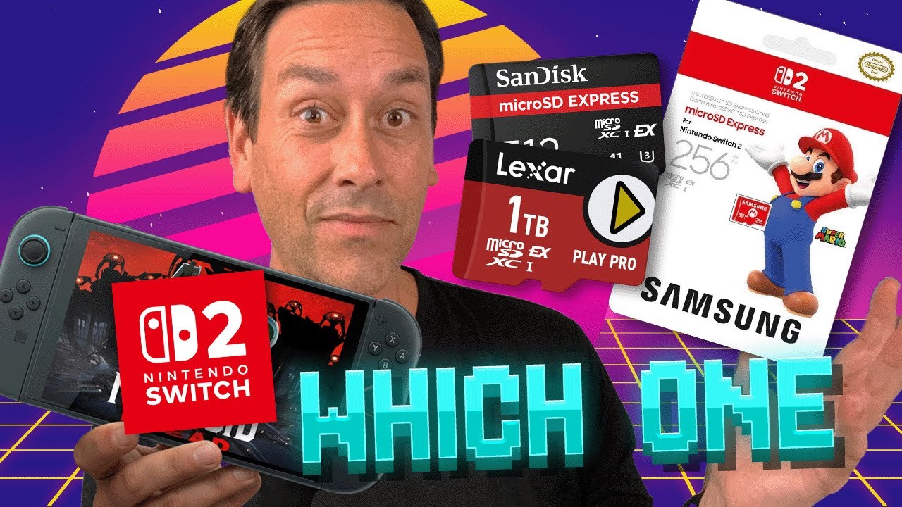 Какую SD-карту купить для Nintendo Switch 2 — Руководство покупателя Nintendo Switch 2