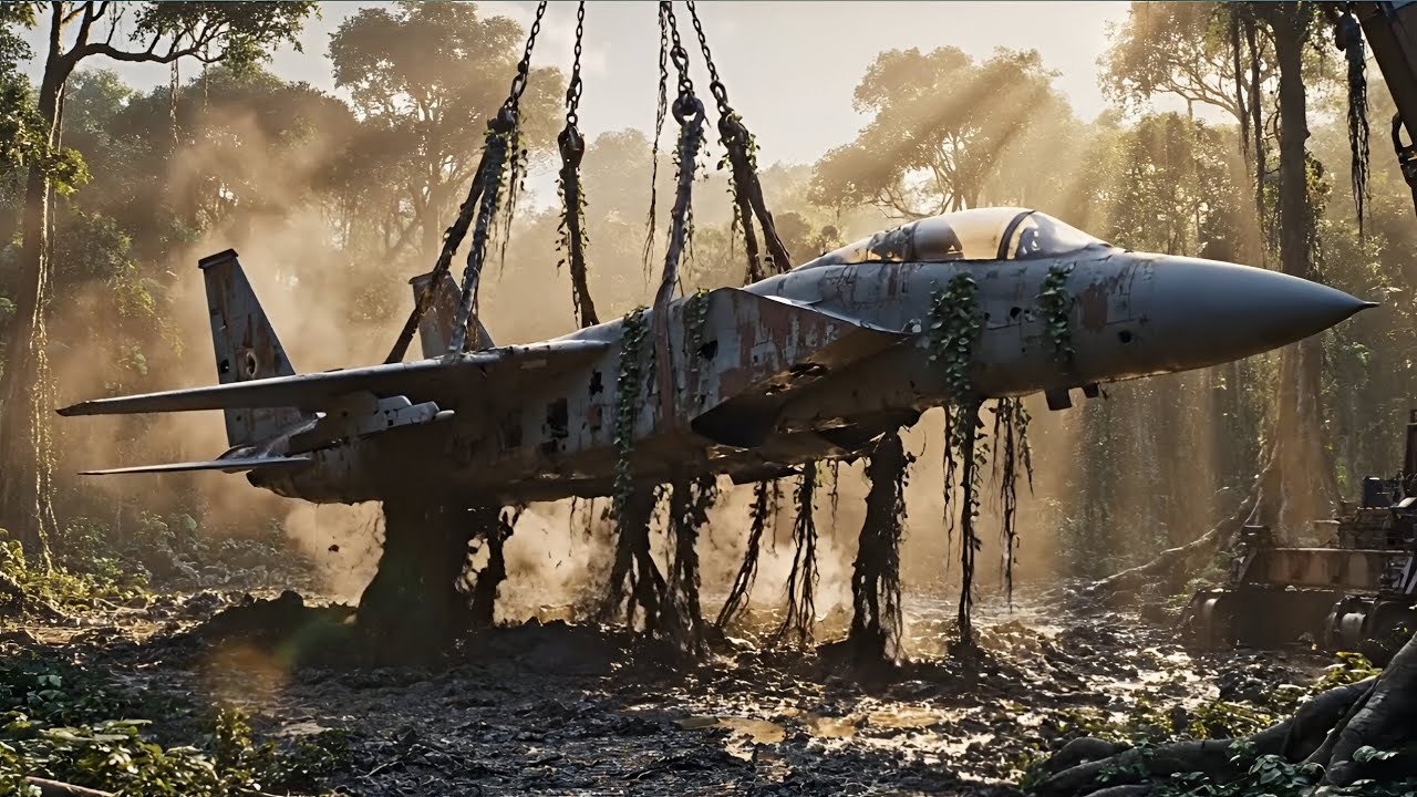 Lost for Decades: Full Restoration of an F-15 Eagle Found in the Jungle
