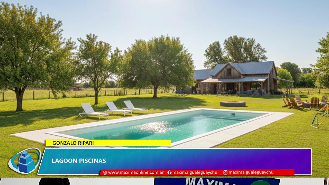 GONZALO RIPARI. Lagoon Piscinas | Radio Máxima 94.5mhz. Gualeguaychú