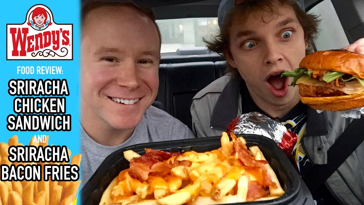 Wendy's Sriracha Chicken Sandwich and Bacon Fries Food Review | Season 2, Episode 19