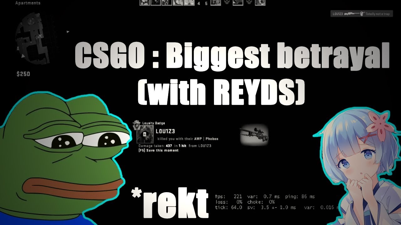 The biggest betrayal ever, Loli voice trolling | CSGO