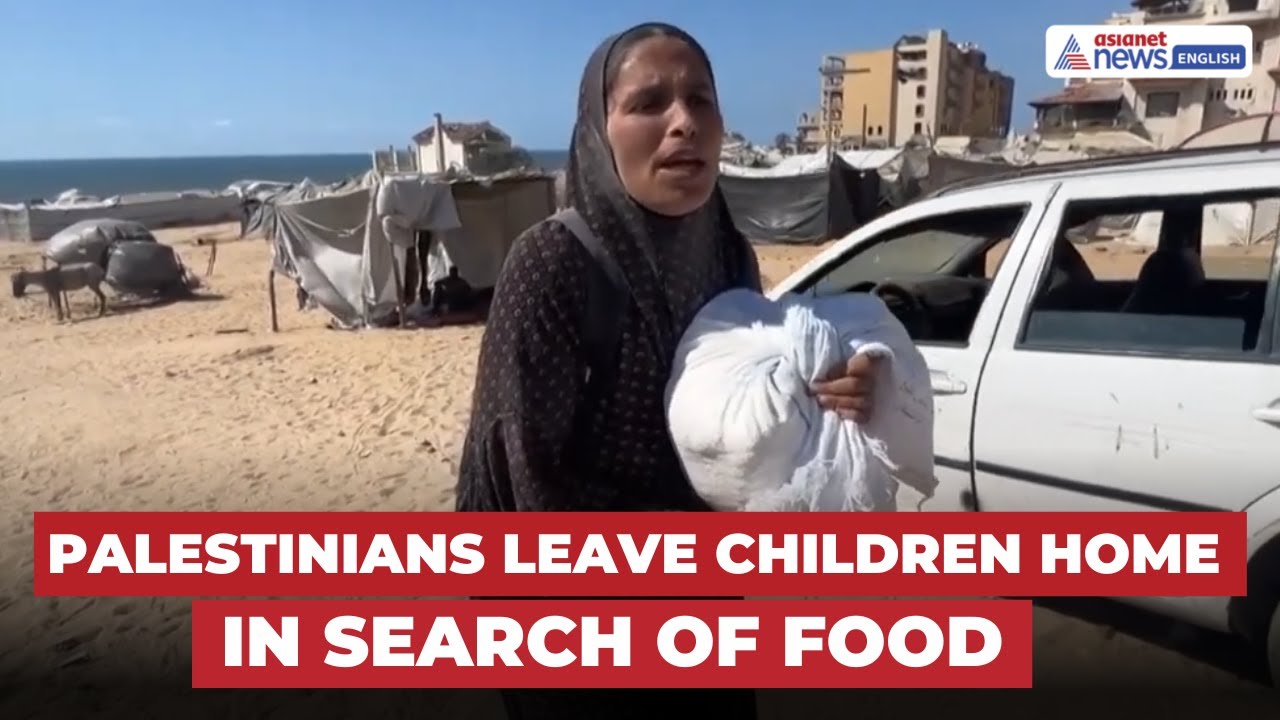Palestinian Mother Leaves Children Home In Search for Food | Starvation-Ridden Gaza