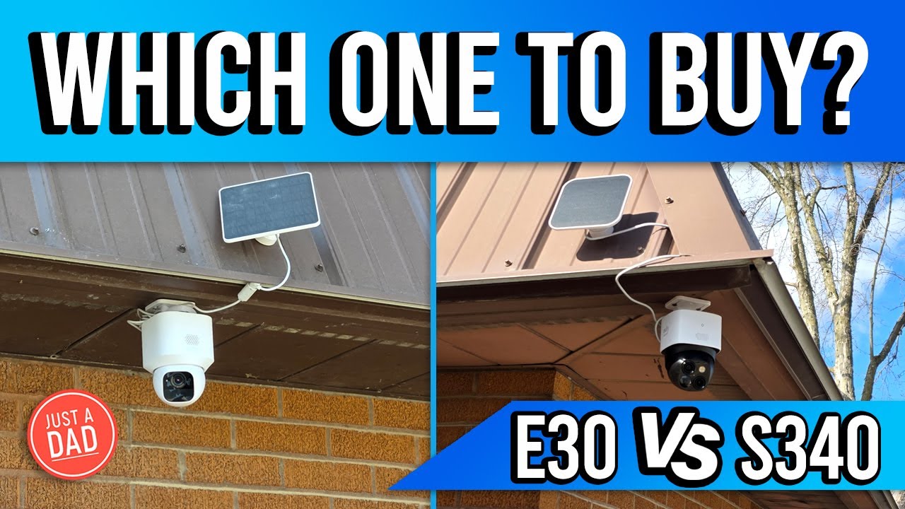 Eufy SoloCam S340 vs E30 COMPARISON Solar Powered Wireless Security Camera Wi-Fi
