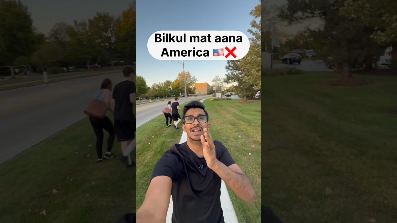 Bilkul mat aana America😳 if you are Indian 🇮🇳❌🇺🇸 #shorts #indianinusa #desiinusa