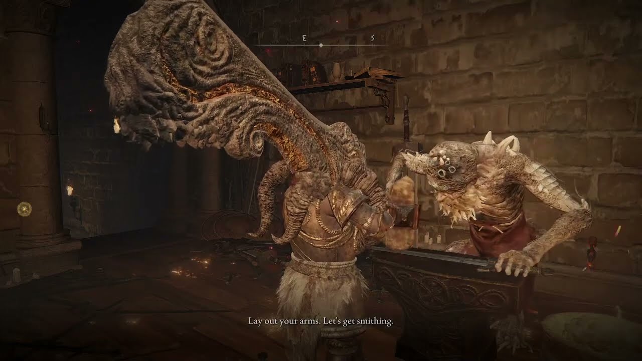 Master Hewg's last words before losing himself