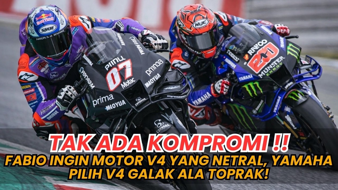 BURIRAM GEMPAR !! DATA TEKNIS MOTOR V4 DIPRIORITASKAN KE TOPRAK SAAT TES, FABIO GERAM DAN FRUSTRASI