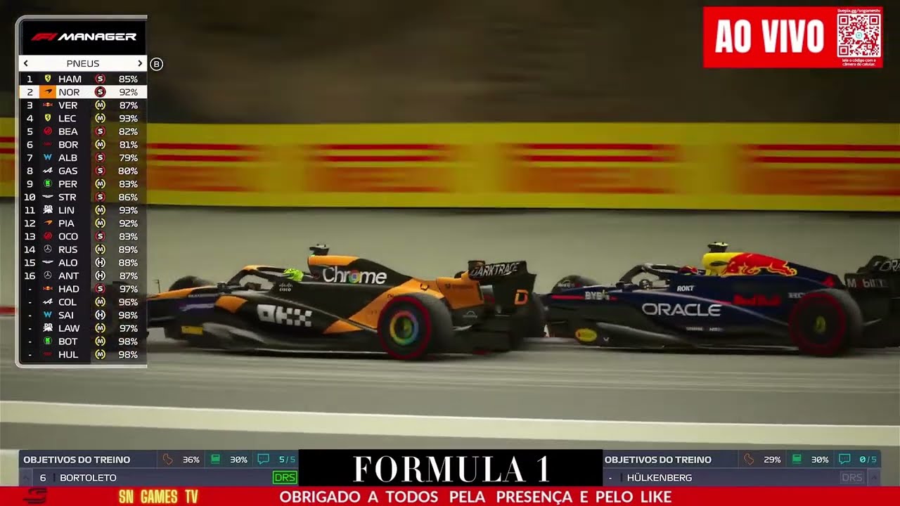FORMULA 1 AO VIVO DIA 5 PRÉ-TEMPORADA 2026 COM IMAGENS TESTE NO GP DO BAHREIN - F1 MANAGER 24 #f1