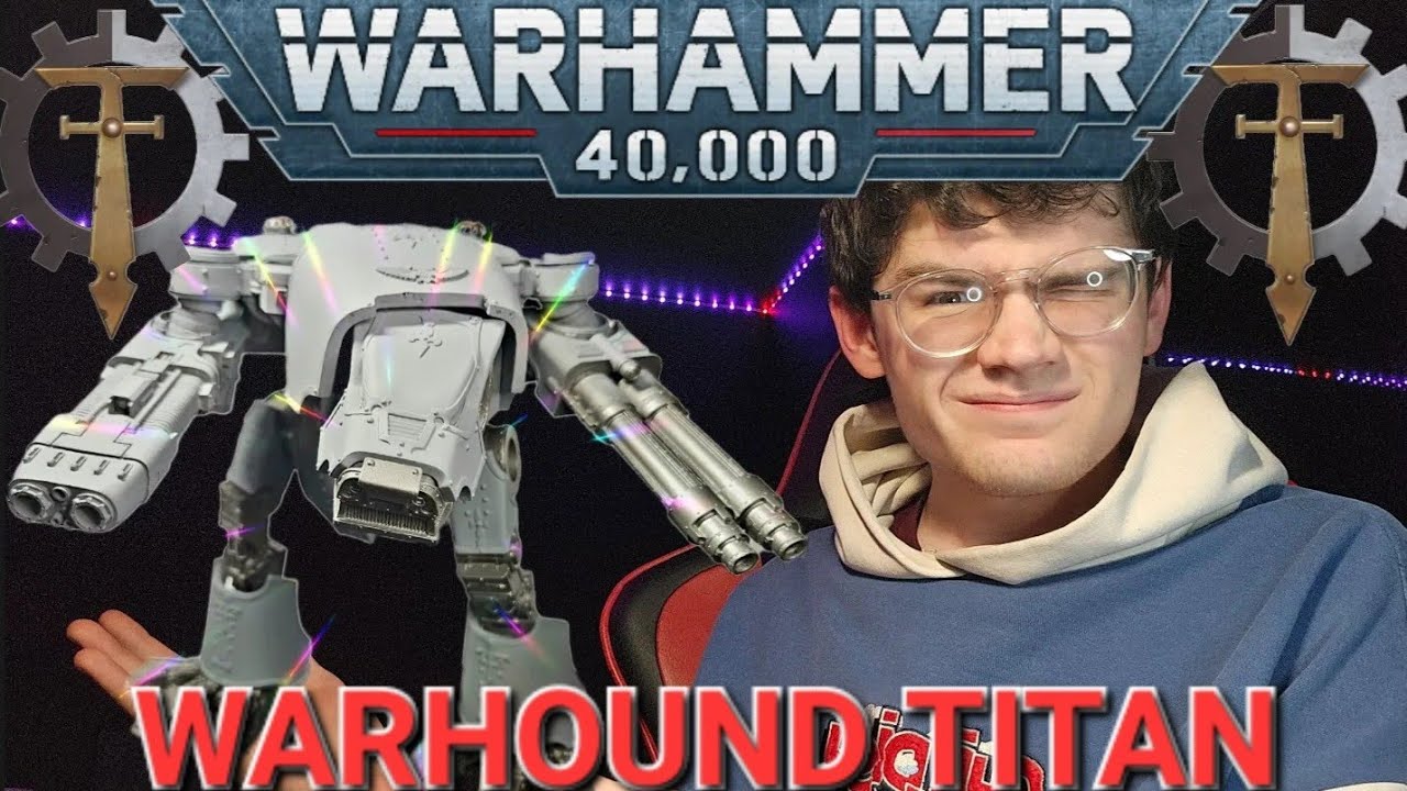 Rescuing & Painting my WARHOUND TITAN | Warhammer 40,000