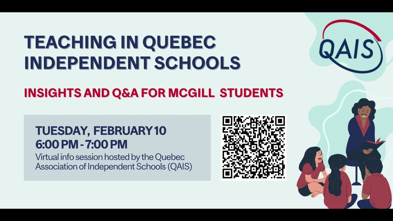 Teaching in Quebec Independent Schools Information Session - Winter 2026