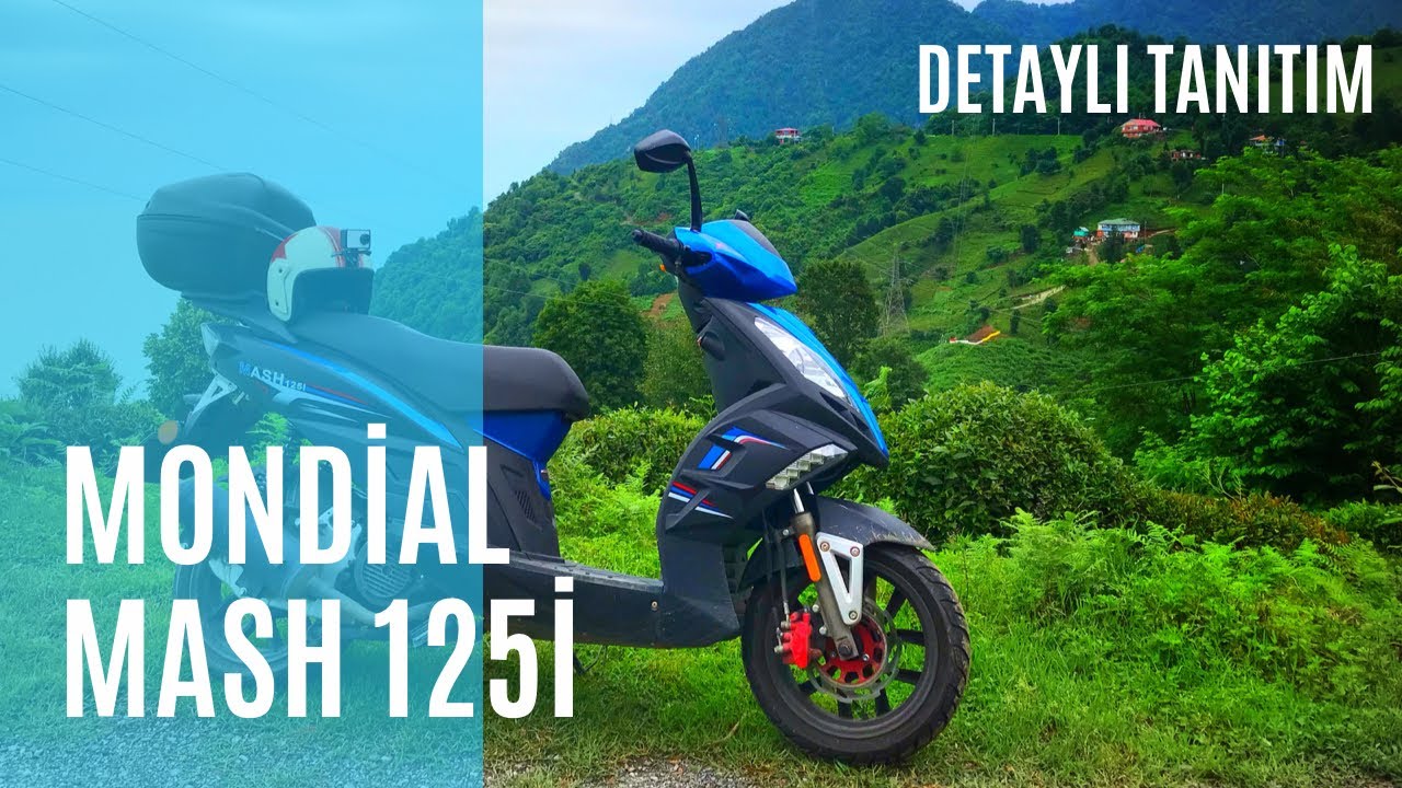 MONDİAL MASH 125İ TANITIM  -Top Speed #motovlog