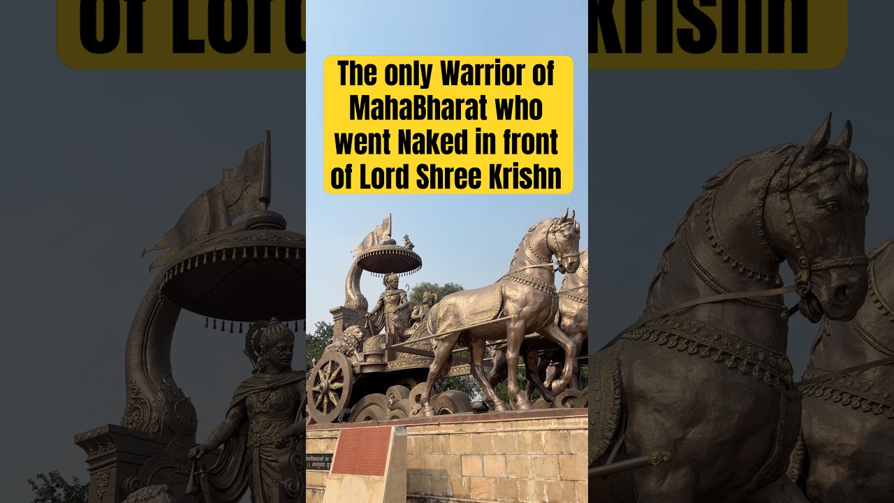 Mahabharat ka Yodha ko Krishn Ji ke saamne Nanga chala gaya tha! #kurukshetra #mahabharat #radhe