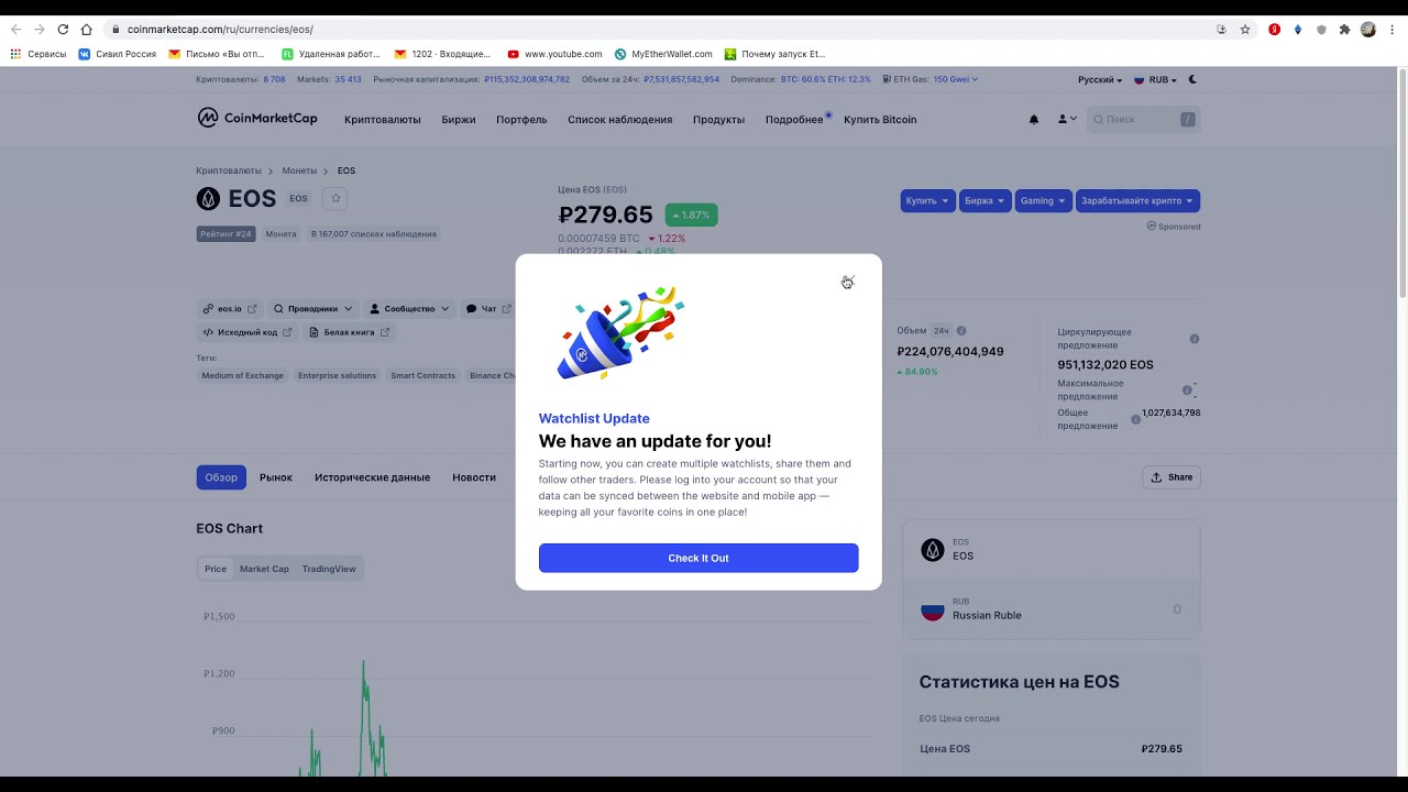 Самый точный прогноз по EOS на 2021 (но это не точно)