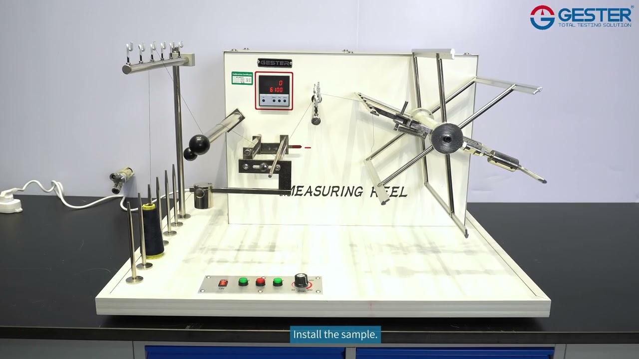 Wrap Reel Electronic 1000mmmetric system GT-A06-1 Yarn Count Testing Machine