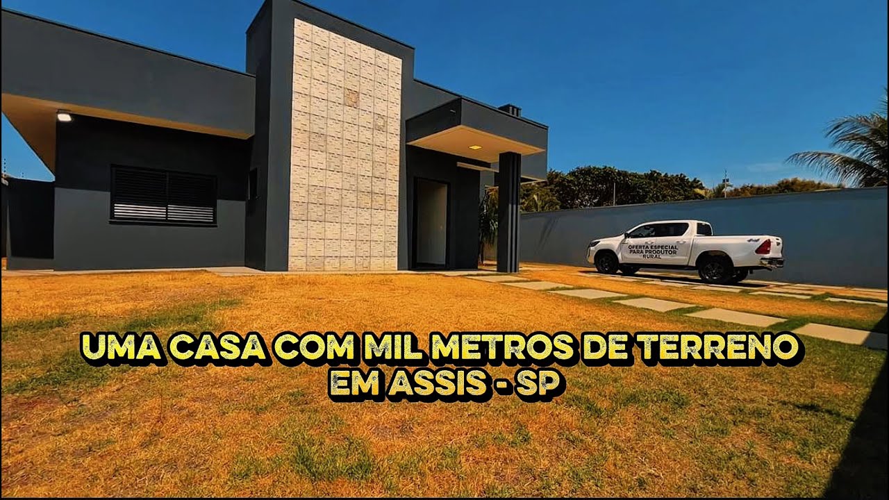 🏡 Uma Casa Cinematográfica com 1.000 m² em Assis/SP ✨
