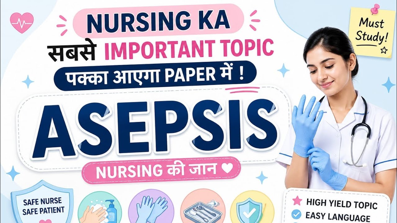 Asepsis in 5 Minutes | Easy Nursing Notes #AsepsisNursing#FundamentalsOfNursing#NursingNotes#viral 