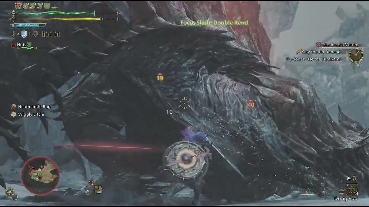 Mh Wilds Jin kfc then oil drenched squid