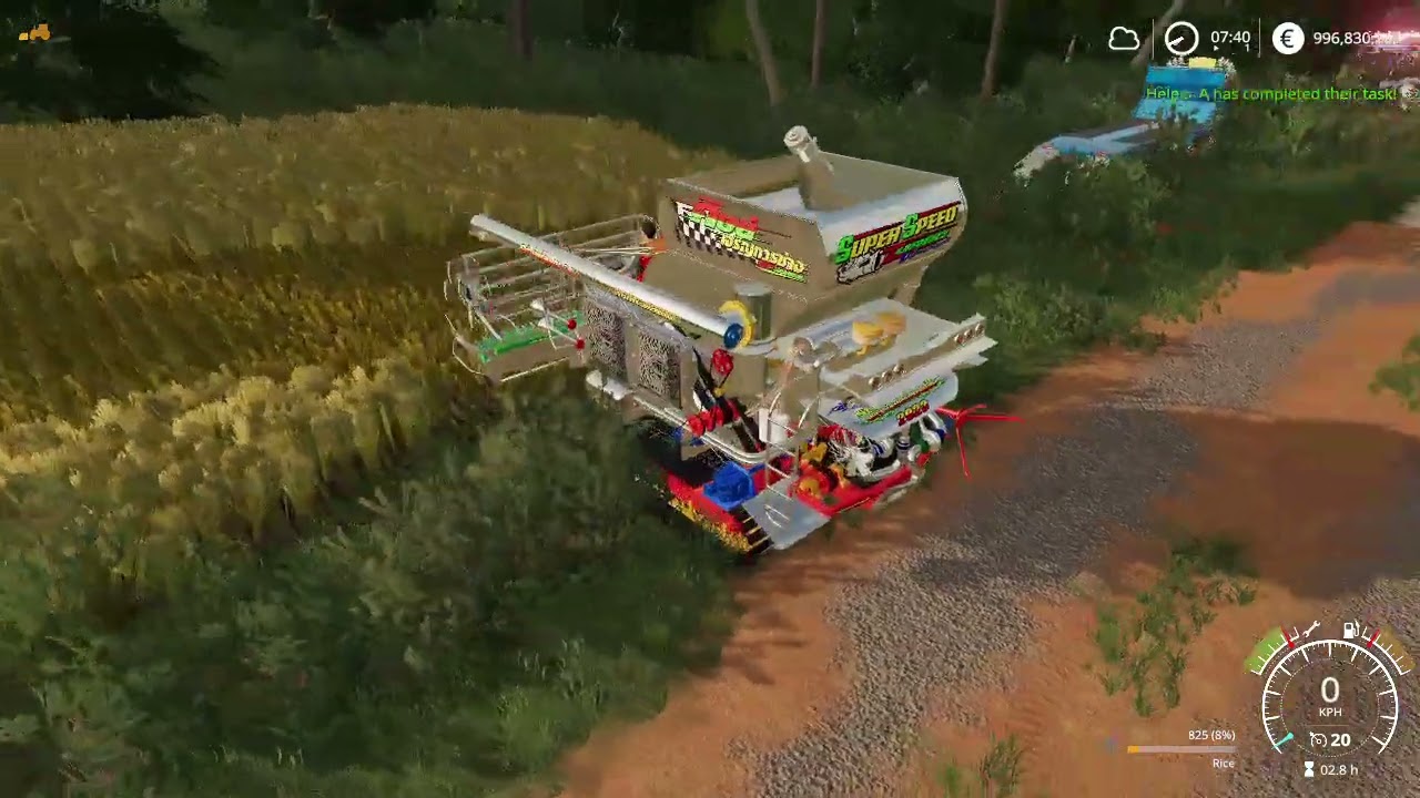 Farming Simulator 19 เกี่ยวข้าวด้วยกันครับ