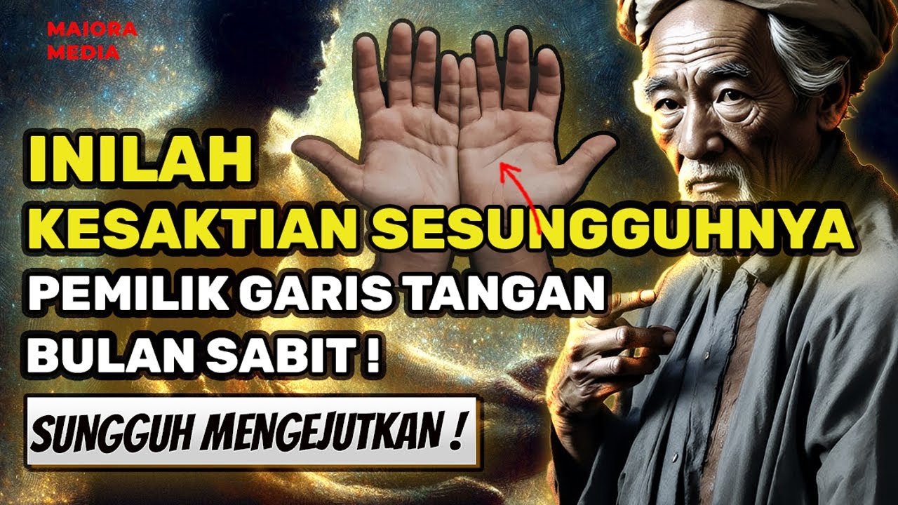 SESUNGGUHNYA KAMU SAKTI DARI LAHIR , CUMA GA TAU SAMA SEKALI ❗  Kesaktian Garis Tangan Bulan Sabit!