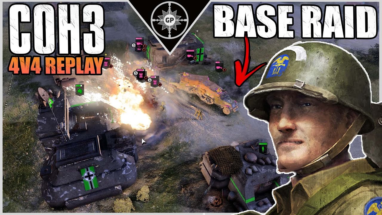 No Fallschirmjägers, No Victory | 4v4 Monte Cavo | Company of Heroes 3 Replays #32