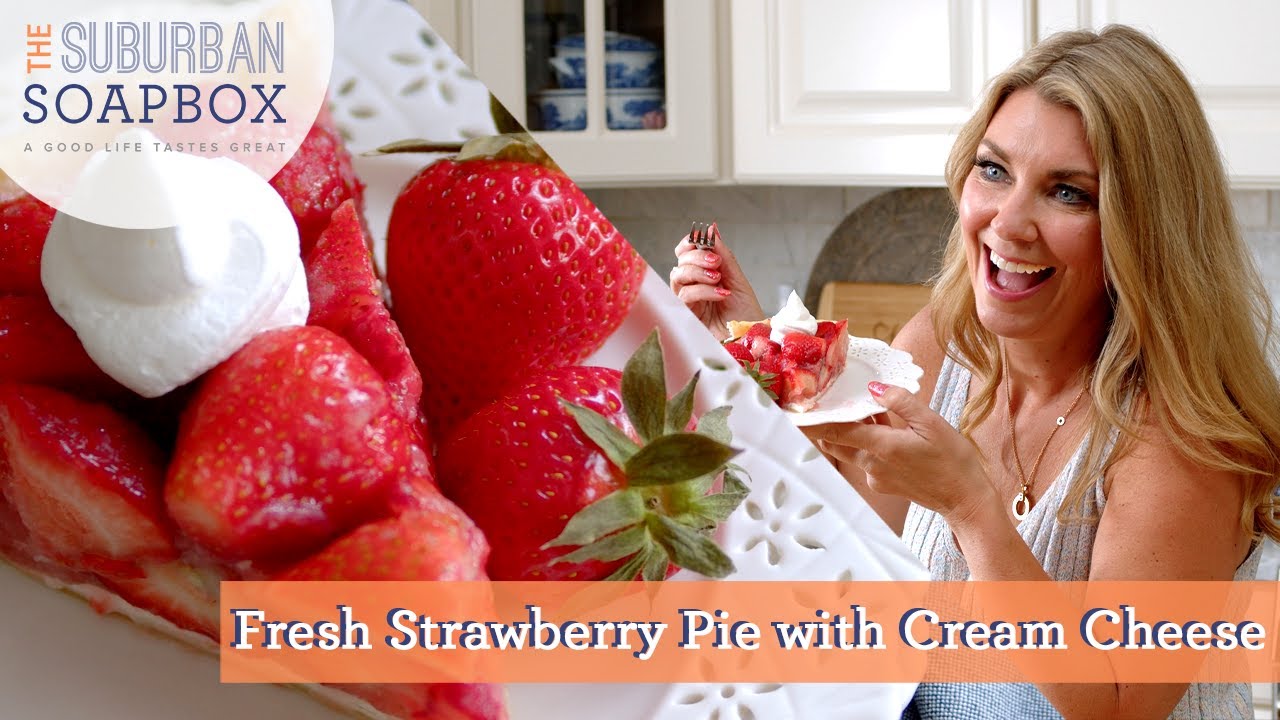 The best ever Almost No Bake Strawberry Pie!