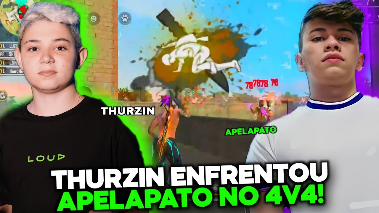 QUANDO THURZIN RESOLVEU JOGAR SÉRIO FOI SÓ SATISFATÓRIO NO 4V4 CONTRA TIME DO APELAPATO!