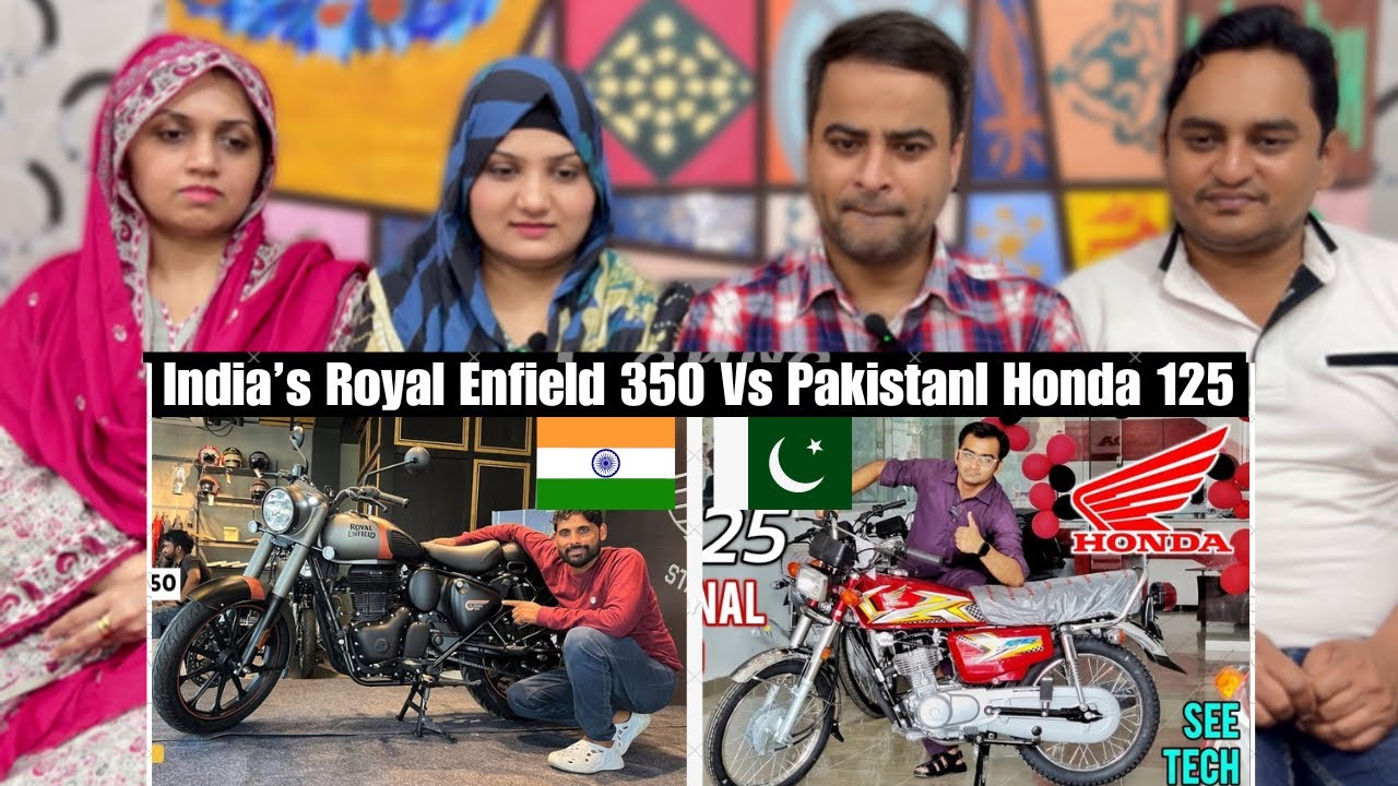 India's Royal Enfield Classic 350 Price Rs 160k Vs Pakistani Honda 125 Price Rs 300k | Reaction!!