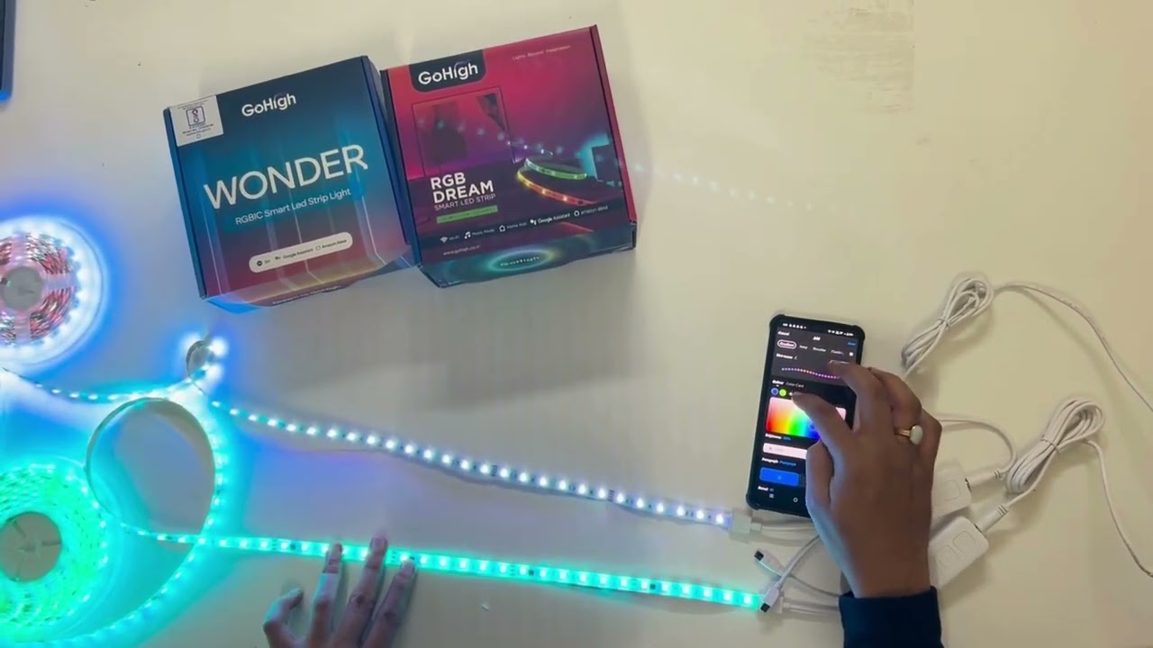 RGB vs RGBIC Explained | GoHigh Dream Smart LED Strip Review