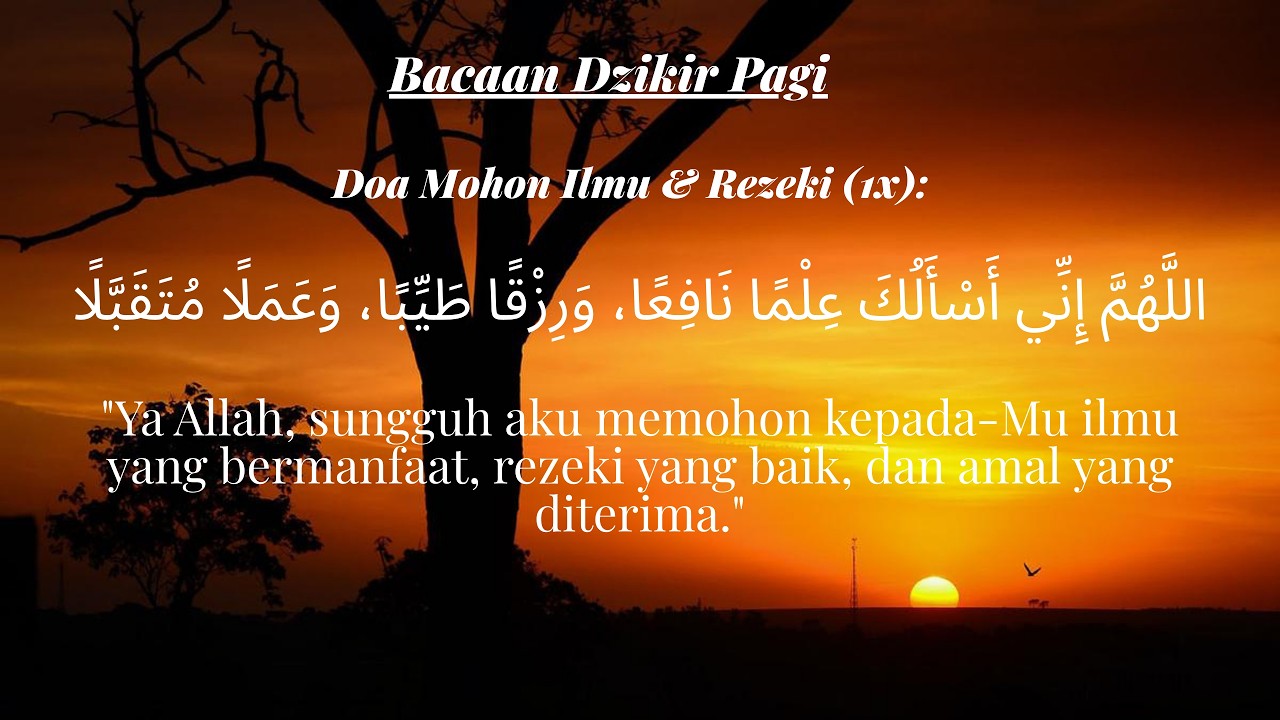 DZIKIR PAGI _ Pembuka Rezeki | Merdu dan Menenangkan Pikiran, Doa Melancarkan Rezeki - M ERWIYANTO