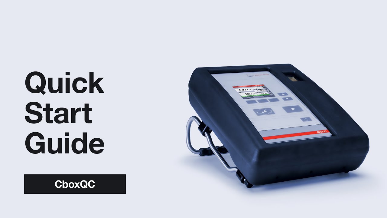 How to Set Up and Use the CboxQC CO₂ and O₂ meter | Quick Start Guide | Anton Paar